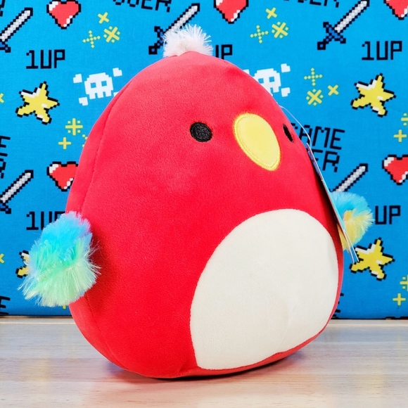 Squishmallow Paco the Red Parrot 8" UltraSoft Stuffed Animal Plush Toy NWT - Picture 2 of 12